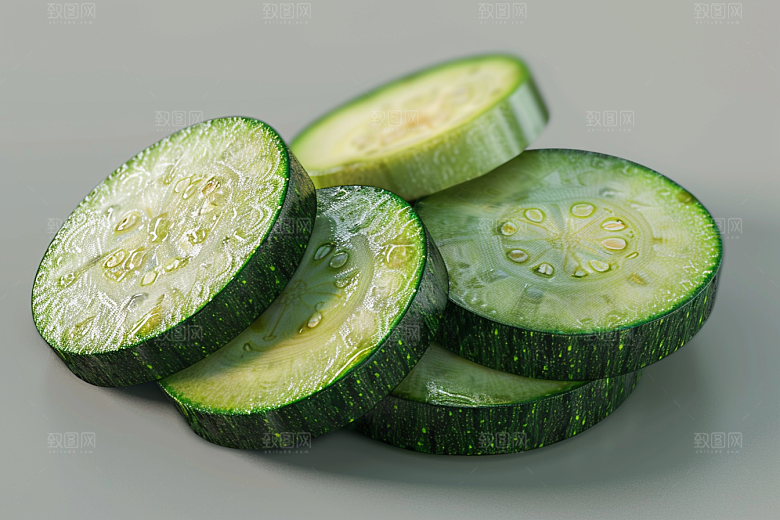 西葫芦食材美食摄影图