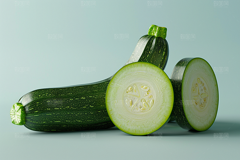 西葫芦高清菜瓜摄影图