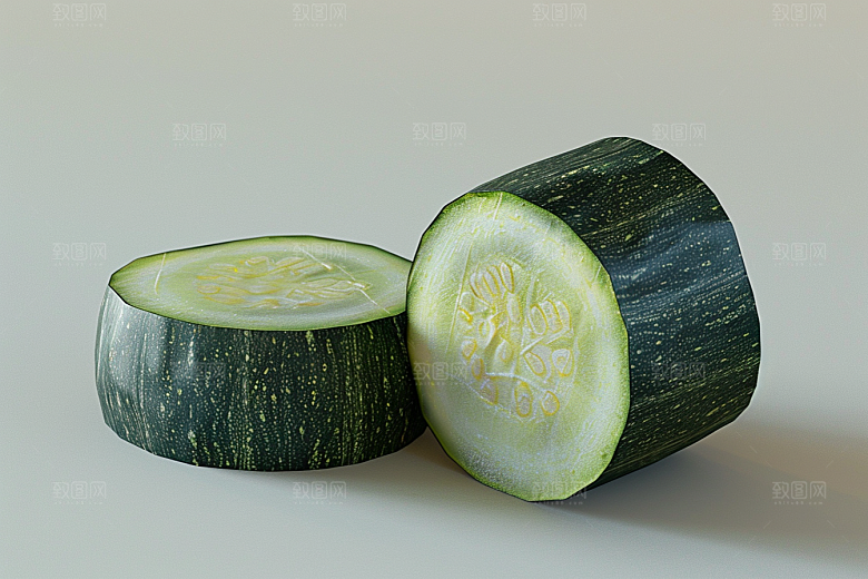 西葫芦菜瓜自然摄影图