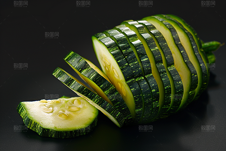 西葫芦菜瓜白瓜摄影图