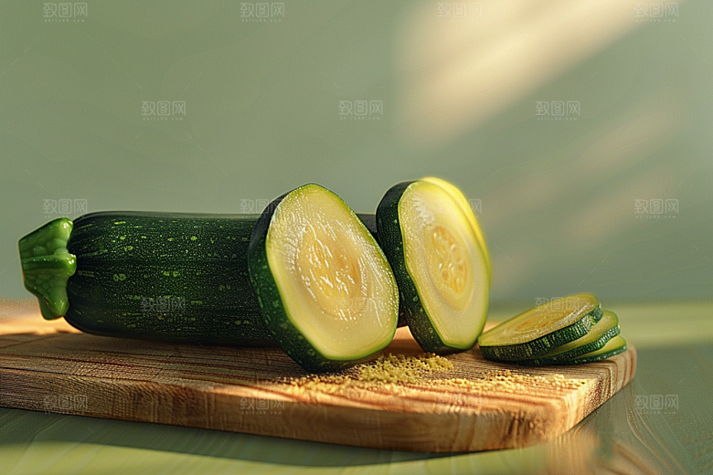 西葫芦蔬菜绿色摄影图