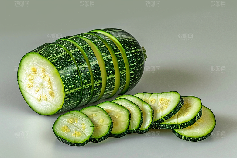 西葫芦蔬菜美食摄影图