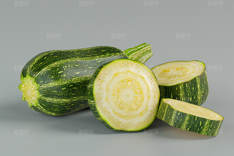 西葫芦蔬菜美食摄影图