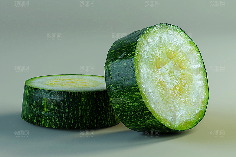 西葫芦瓜果自然摄影图