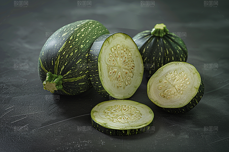 西葫芦美食菜瓜摄影图