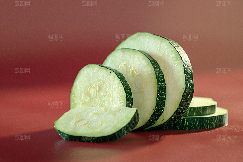 西葫芦蔬菜白瓜摄影图