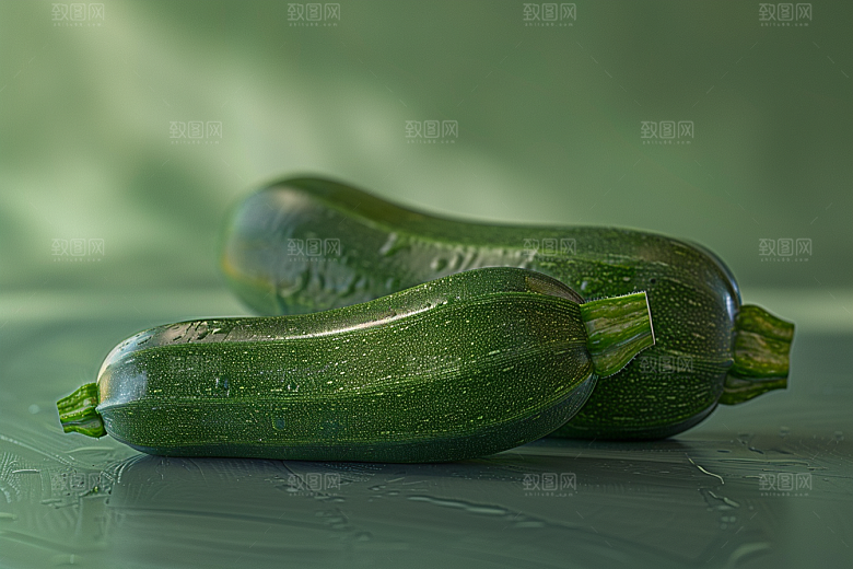 西葫芦蔬菜绿色摄影图