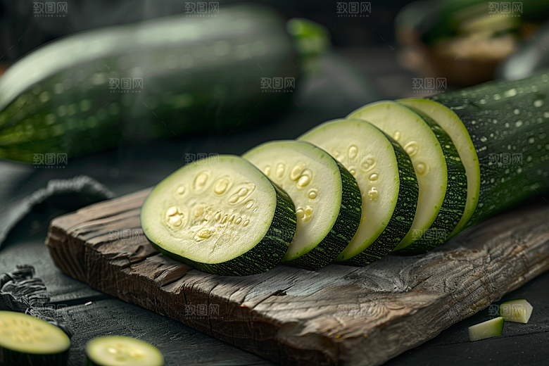 西葫芦果实美食摄影图