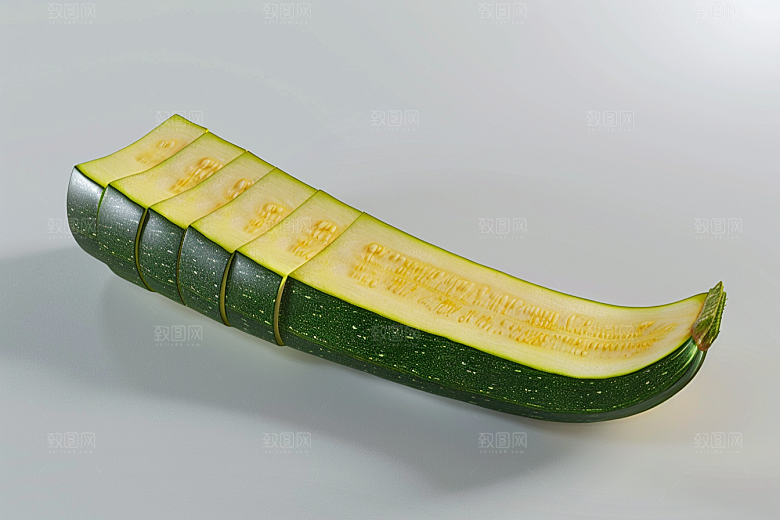 西葫芦美食绿色摄影图