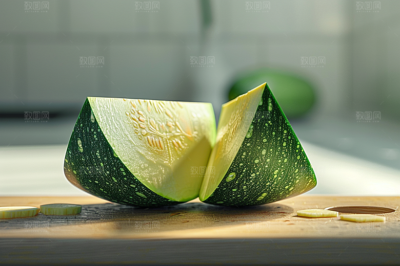 西葫芦高清食材摄影图