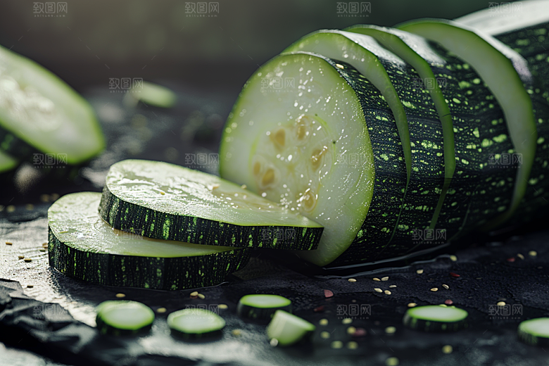 西葫芦蔬菜果实摄影图