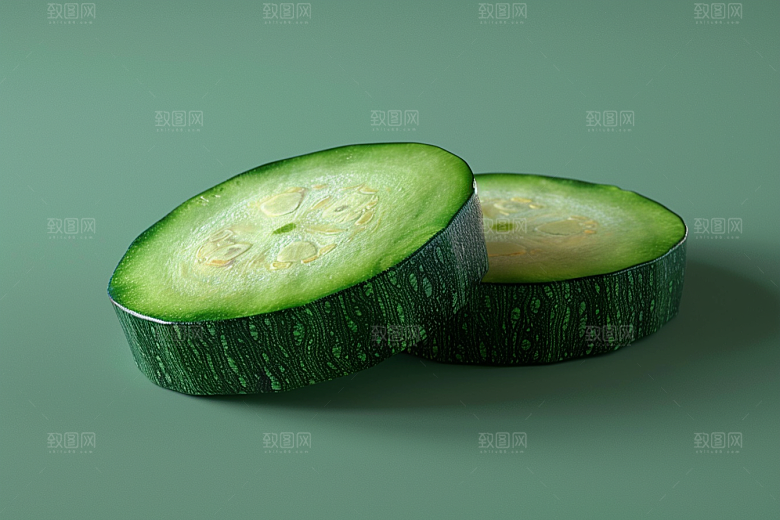 西葫芦蔬菜自然摄影图
