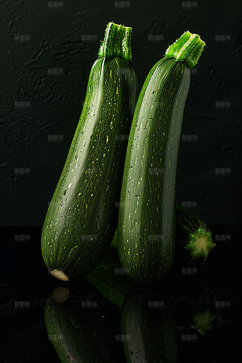 西葫芦食材高清摄影图