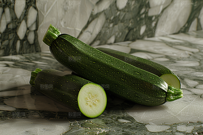 西葫芦美食瓜果摄影图