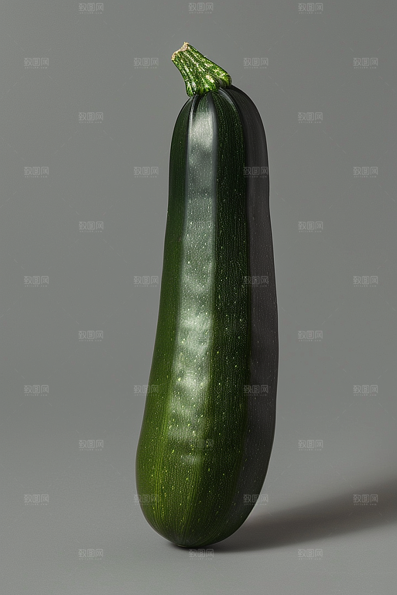 西葫芦绿色菜瓜摄影图