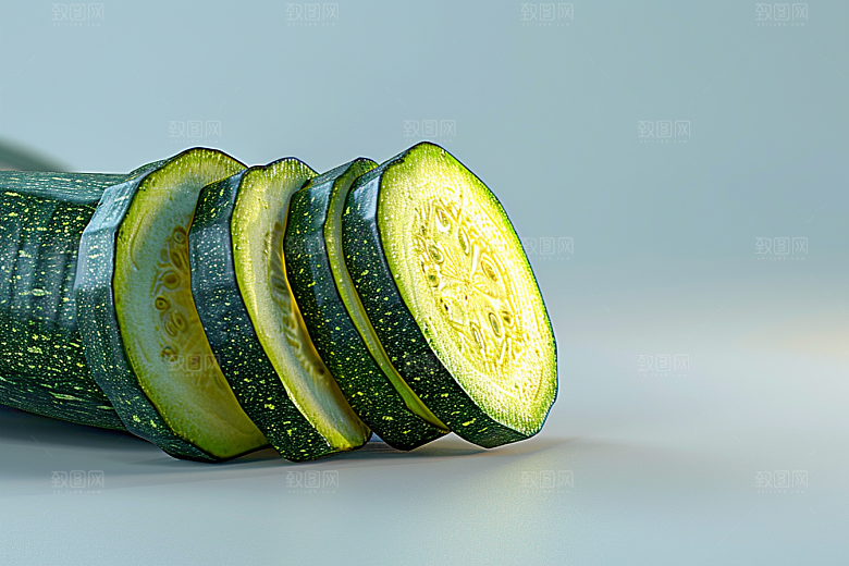西葫芦美食白瓜摄影图