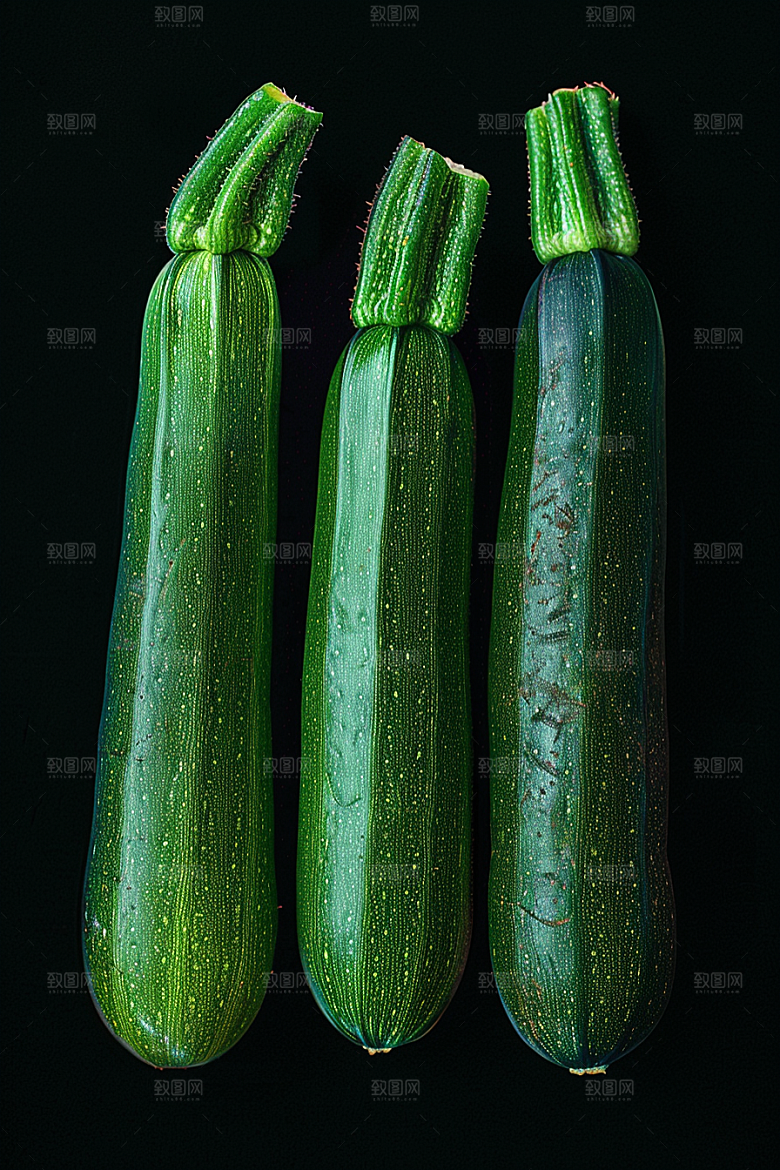 西葫芦白瓜美食摄影图