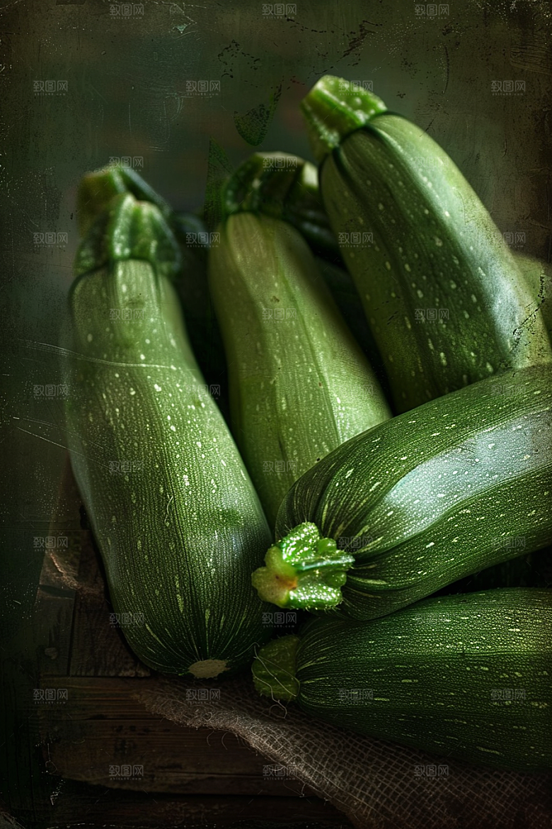 西葫芦美食菜瓜摄影图