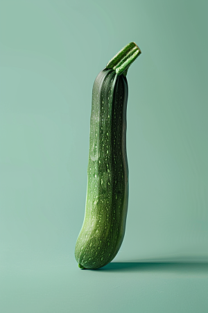 西葫芦瓜果食材摄影图