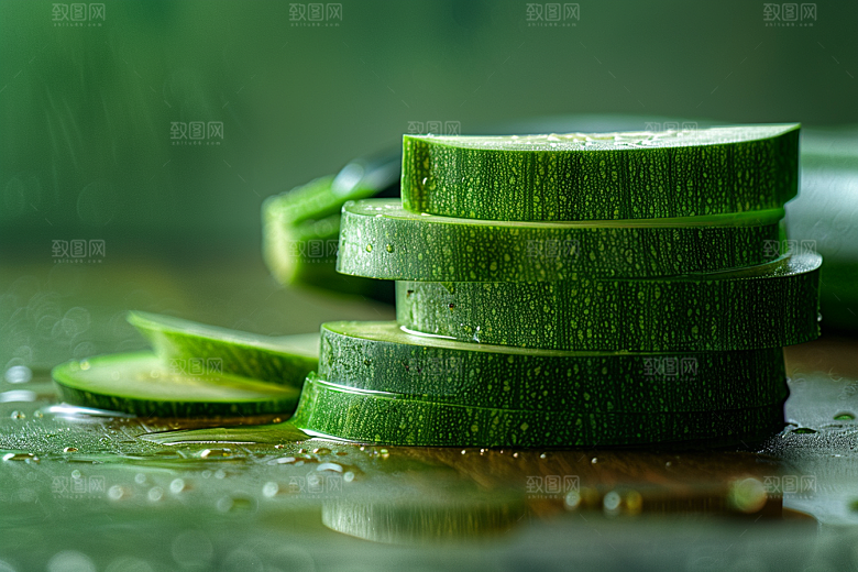 西葫芦蔬菜自然摄影图