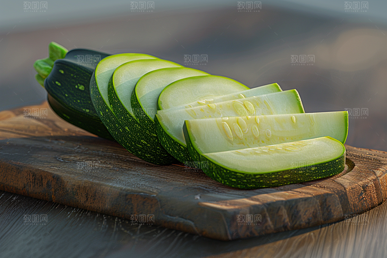 西葫芦清新蔬菜摄影图