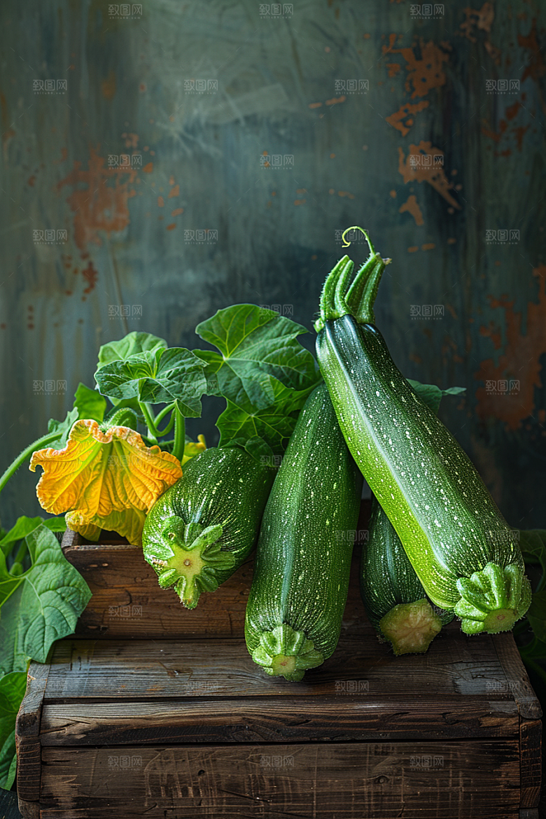 西葫芦美食菜瓜摄影图