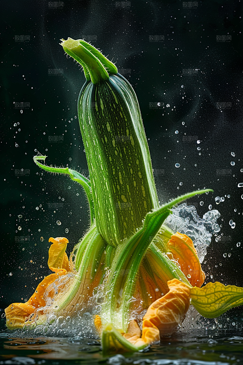西葫芦美食瓜果摄影图