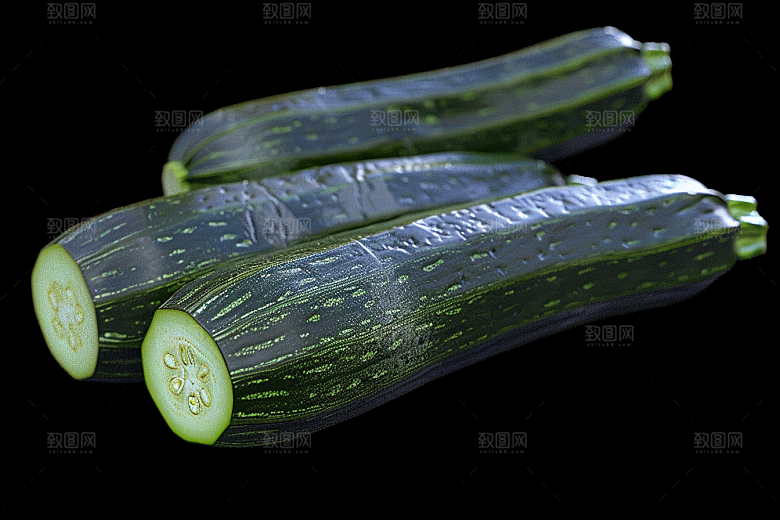 西葫芦瓜果美食摄影图