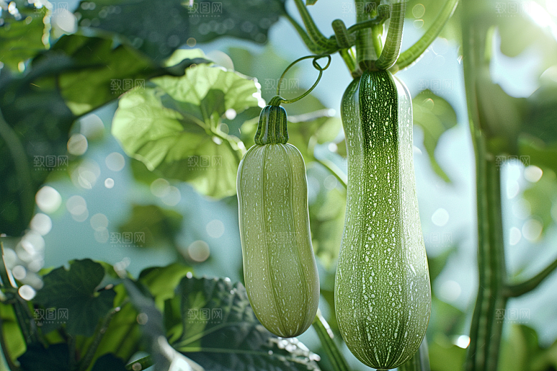 西葫芦食材高清摄影图