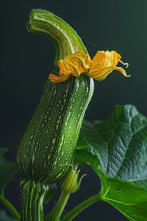 西葫芦菜瓜白瓜摄影图