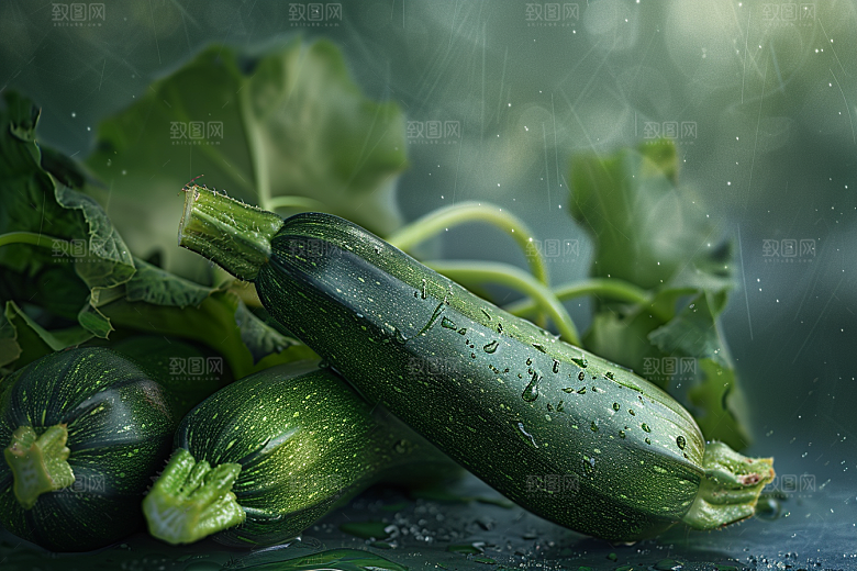 西葫芦蔬菜食材摄影图
