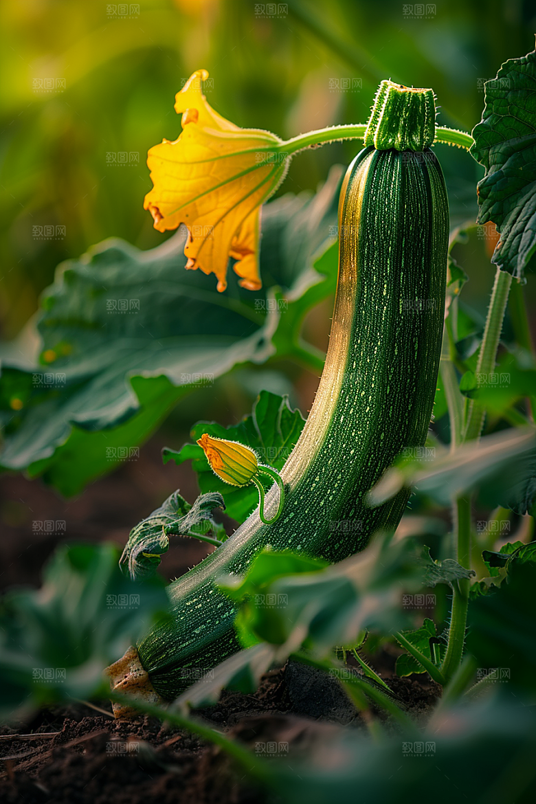 西葫芦菜瓜蔬菜摄影图