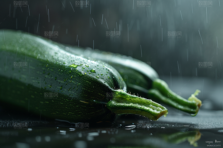 西葫芦菜瓜美食摄影图