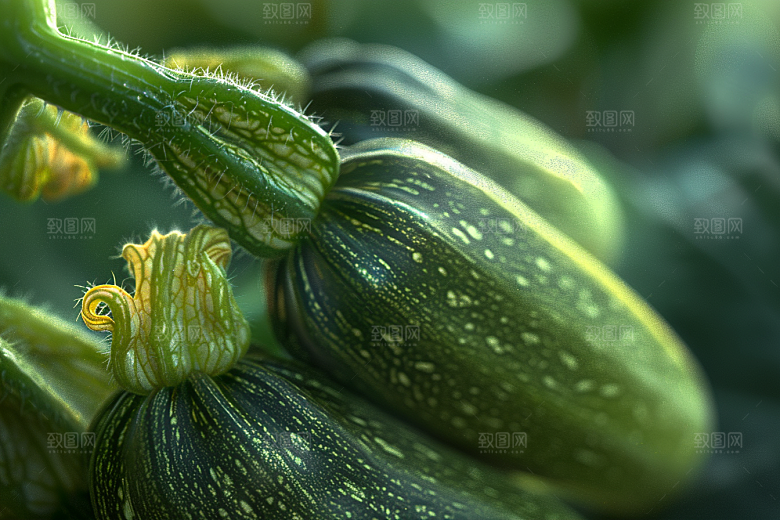 西葫芦食材美食摄影图