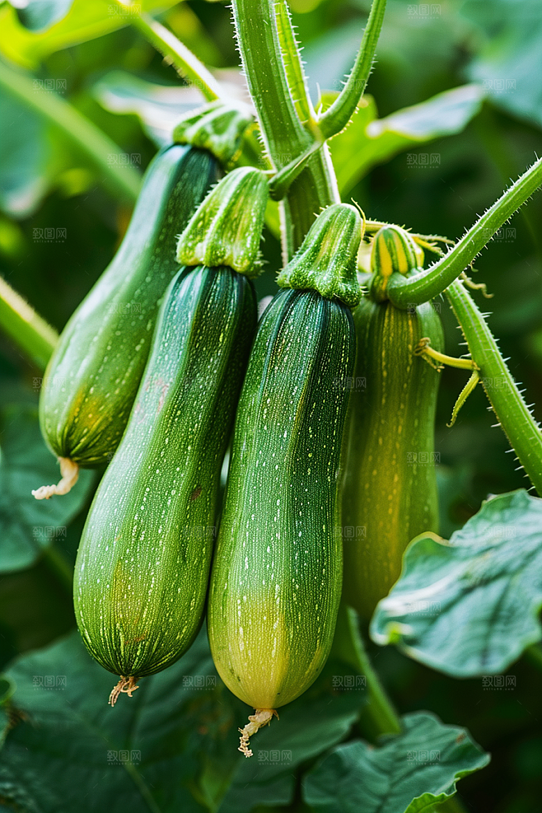 西葫芦食材绿色摄影图