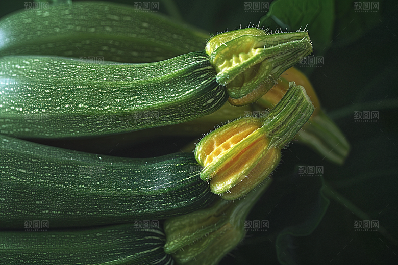 西葫芦美食自然摄影图