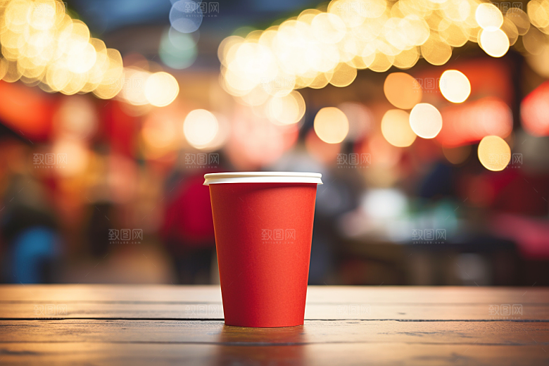 新春奶茶春节新年摄影图
