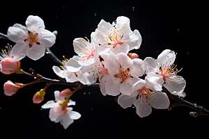杏花盛开春季植物摄影图