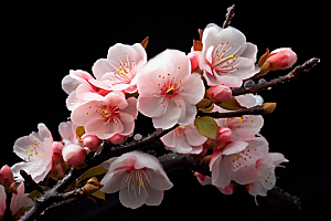 杏花盛开自然高清摄影图
