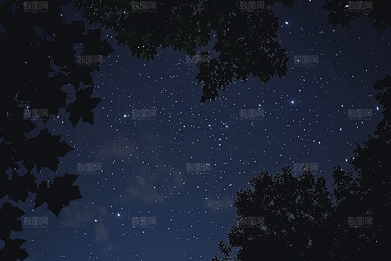 灿烂星空浪漫星辰素材