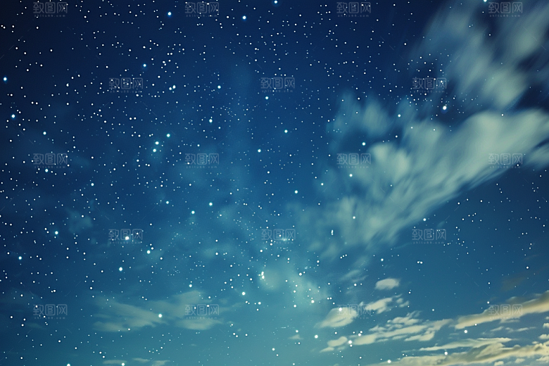 灿烂星空银河高清素材