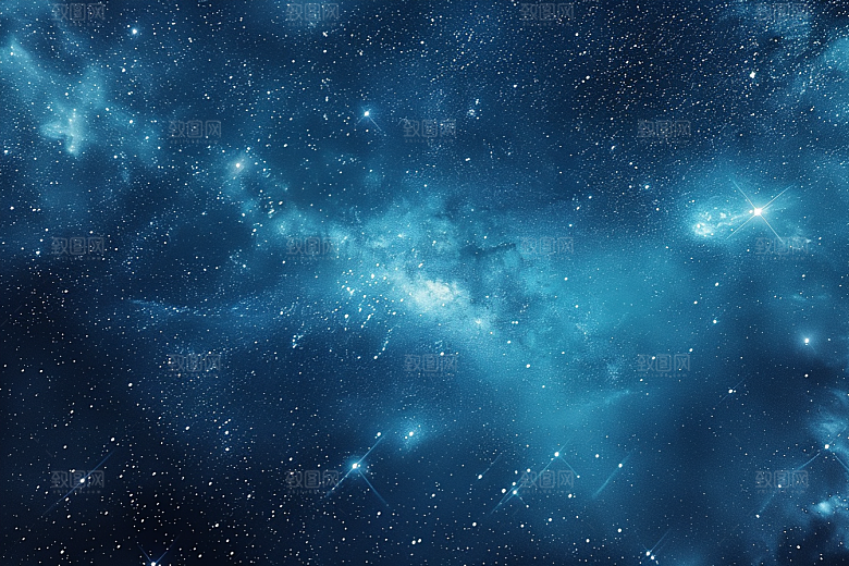 灿烂星空高清银河素材