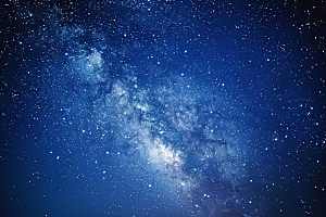 灿烂星空梦幻浪漫素材