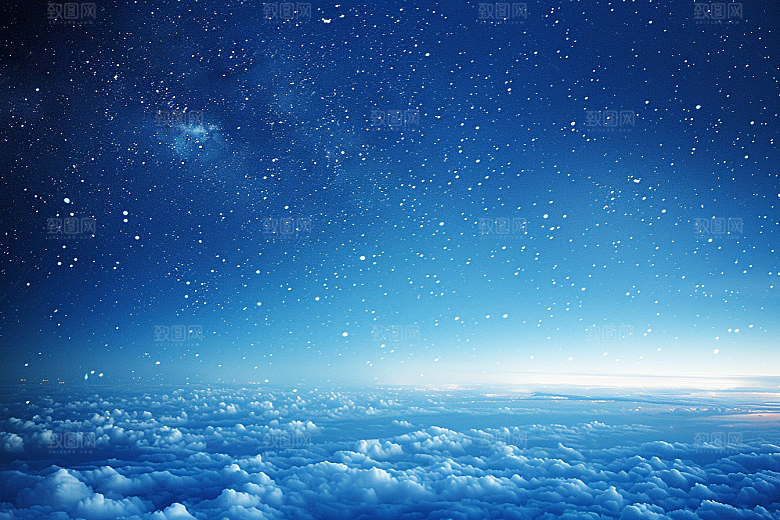 灿烂星空高清天空素材