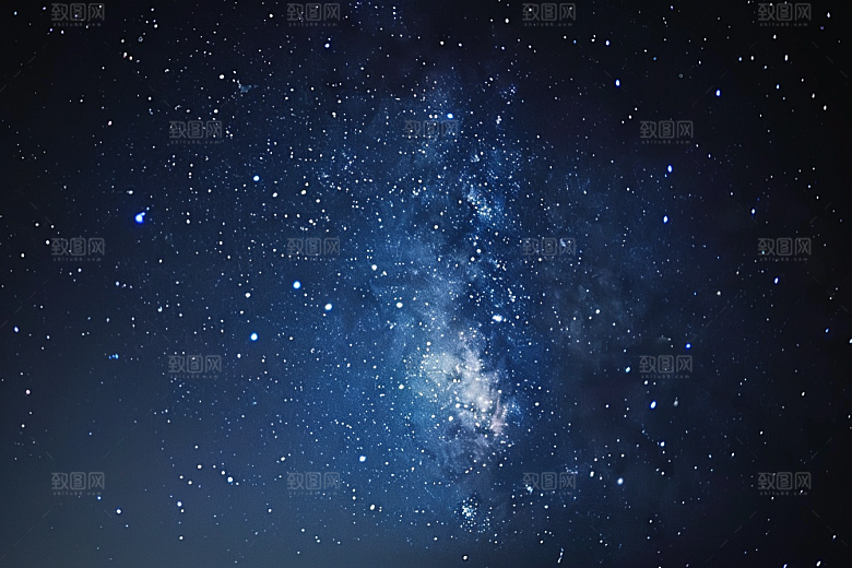 灿烂星空唯美星辰素材