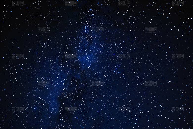 灿烂星空星辰浪漫素材