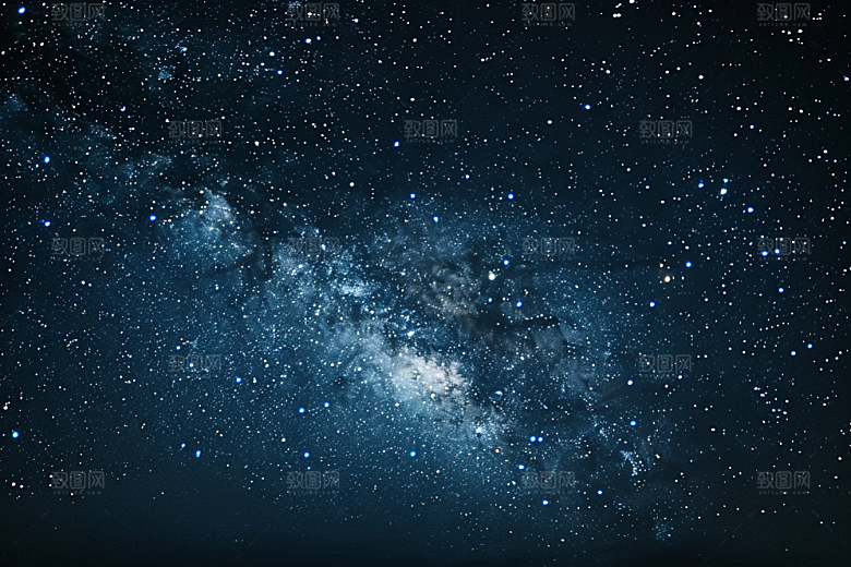 灿烂星空星辰梦幻素材