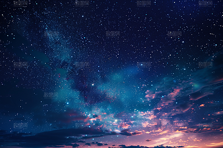 灿烂星空宇宙高清素材