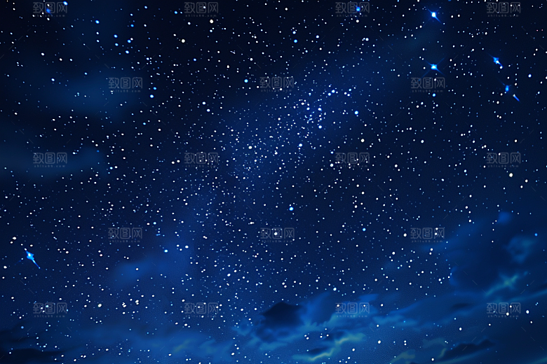 灿烂星空太阳系星辰素材