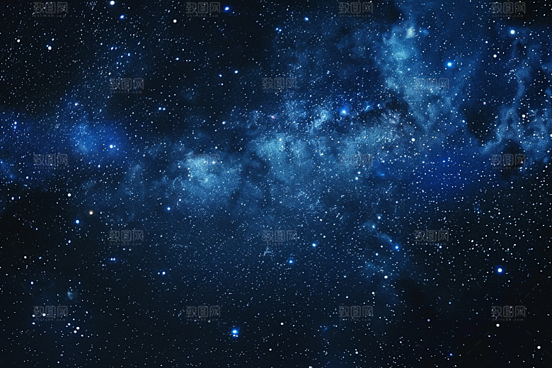 灿烂星空天空高清素材